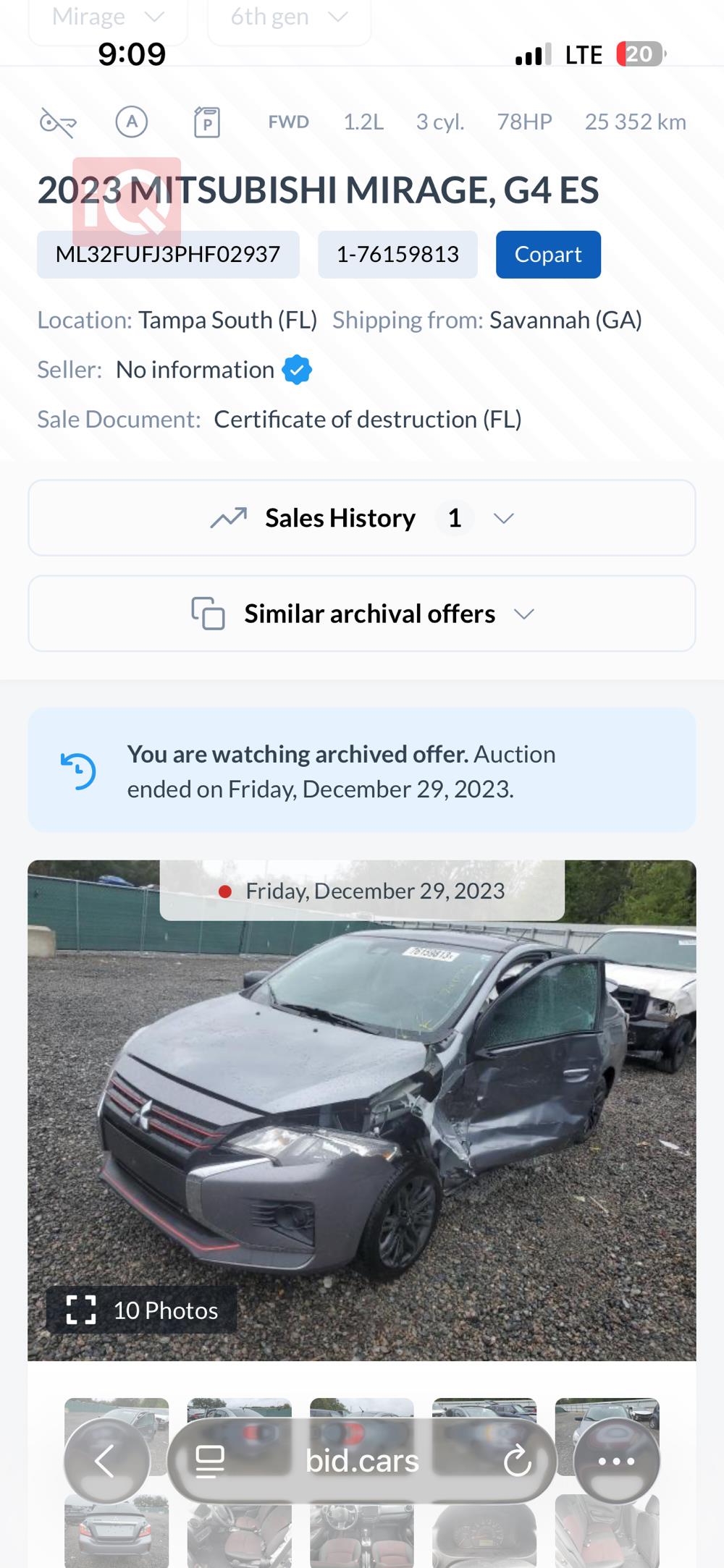 Mitsubishi Mirage G4